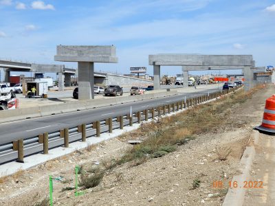 Work on I-35W between N Tarrant Pkwy. and Heritage Trace Pkwy. 