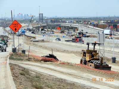 Work on I-35W between N Tarrant Pkwy. and Heritage Trace Pkwy. 