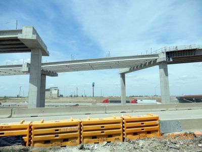 Work at the I-35W/SH 170 interchange