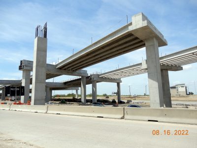 Work at the I-35W/SH 170 interchange