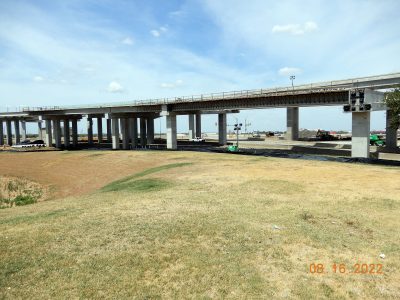 Work at the I-35W/SH 170 interchange