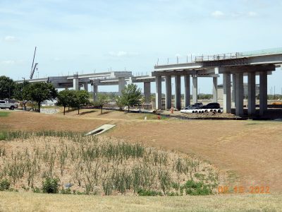 Work at the I-35W/SH 170 interchange