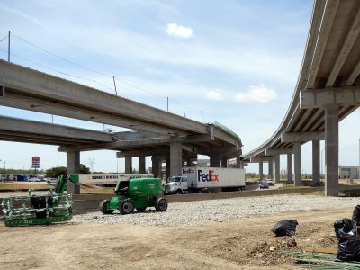 Work at the I-35W/SH 170 interchange