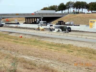 Work on I-35W near Alliance Blvd. 