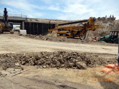 Work on Westport Pkwy. at I-35W 