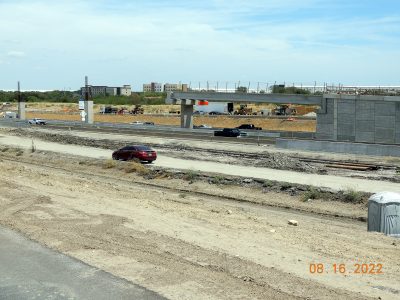 Work on I-35W between SH 170 and Westport Pkwy. 