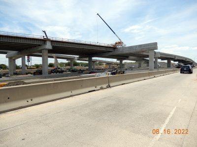 Work at the I-35W/SH 170 interchange