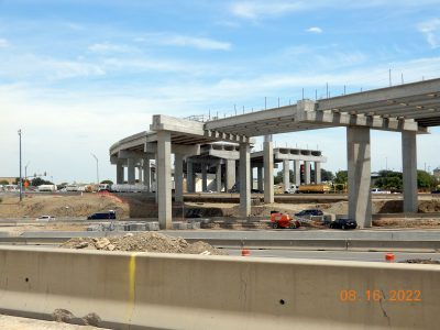 Work at the I-35W/SH 170 interchange