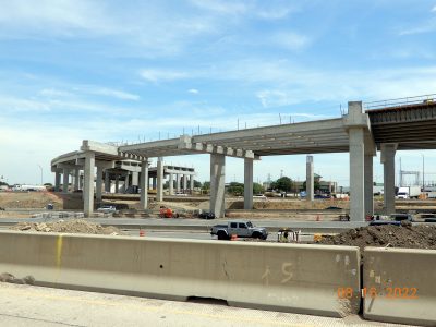 Work at the I-35W/SH 170 interchange