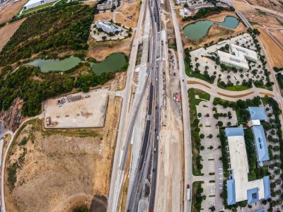 I-35W just north of Westport Pkwy. looking south