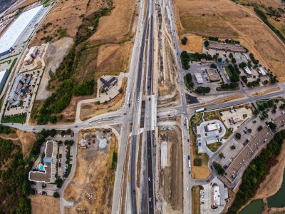 I-35W at Westport Pkwy. looking south