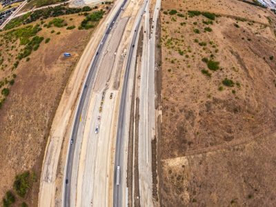 I-35W between SH 170 and Keller Hicks Rd. looking south