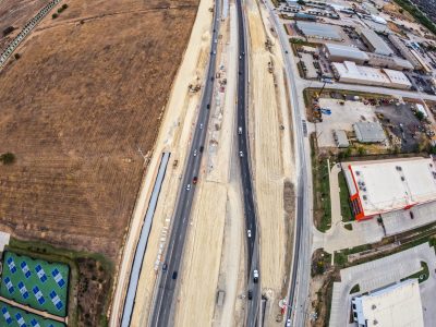 I-35W between Golden Triangle Blvd. and Heritage Trace Pkwy. looking south