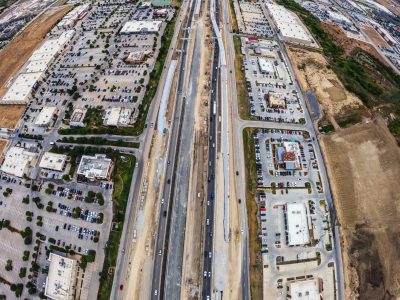 I-35W between N Tarrant Pkwy. and Heritage Trace Pkwy. looking south