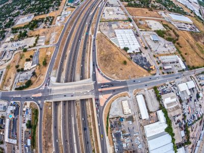 I-35W at 28th St. looking north