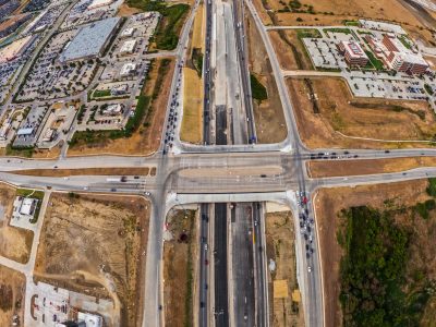 I-35W at N Tarrant Pkwy. looking north