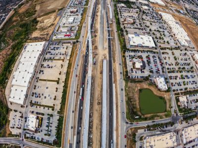 I-35W between N Tarrant Pkwy. and Heritage Trace Pkwy. looking north