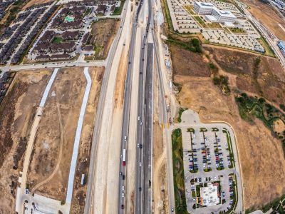 I-35W between Heritage Trace Pkwy. and Golden Triangle Blvd. looking north