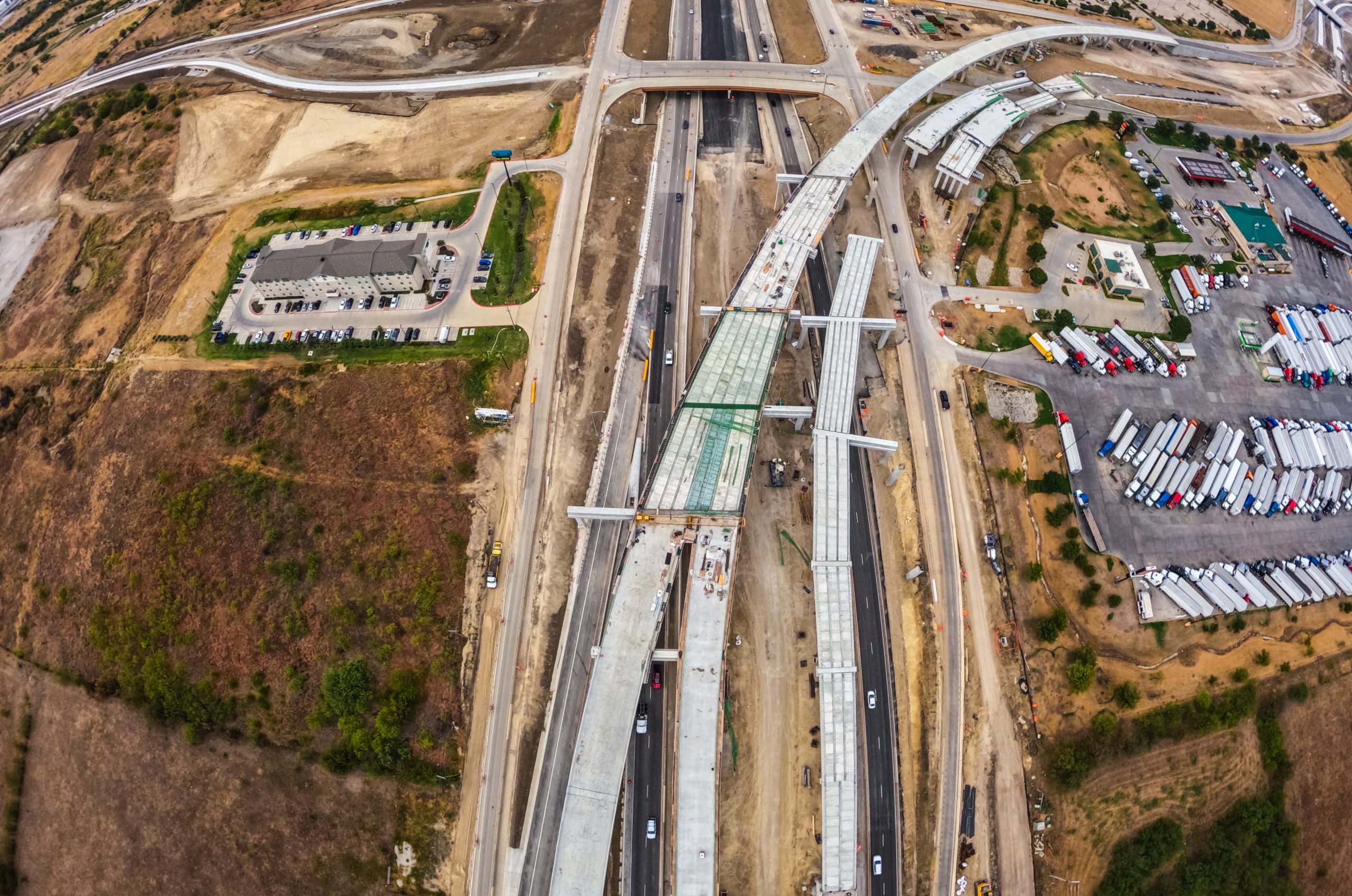 35W Construction Photos - August 2022 - LBJ, NTE & NTE 35W TEXpress Lanes