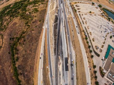 I-35W between SH 170 and Westport Pkwy. looking north
