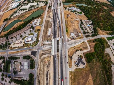 I-35W at Westport Pkwy. looking north