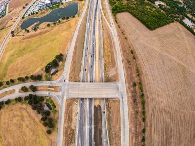 I-35W at Alliance Blvd. looking north