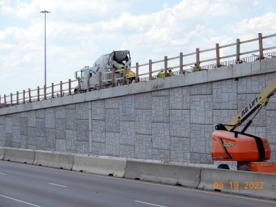 Work on I-35W between N Tarrant Pkwy. and Heritage Trace Pkwy. 