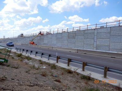 Work on I-35W between N Tarrant Pkwy. and Heritage Trace Pkwy. 