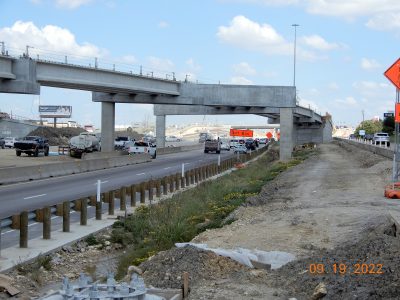 Work on I-35W between N Tarrant Pkwy. and Heritage Trace Pkwy. 