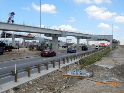 Work on I-35W between N Tarrant Pkwy. and Heritage Trace Pkwy. 