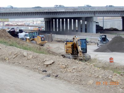 Work on I-35W at Heritage Trace Pkwy. 