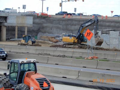 Work on I-35W at Heritage Trace Pkwy. 