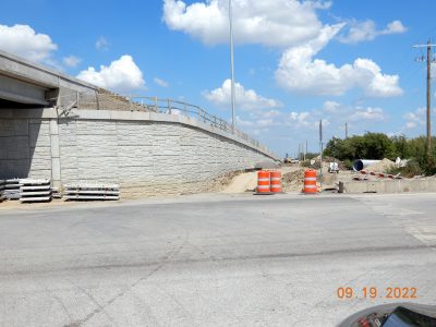 Work on I-35W at Keller Hicks Rd. 