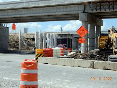 Work on I-35W at Keller Hicks Rd. 