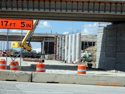Work on I-35W at Keller Hicks Rd. 