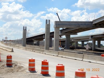 Work at the I-35W/SH 170 interchange