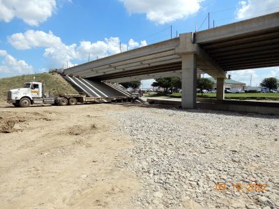 Work at the I-35W/SH 170 interchange