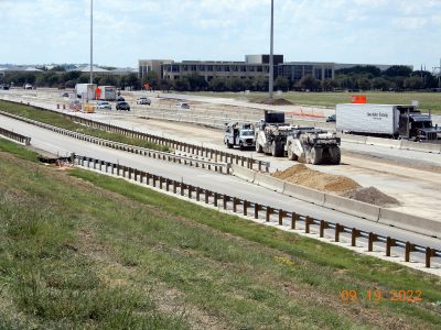 Work on I-35W between Alliance Blvd. and Westport Pkwy. 