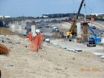 Work on I-35W between SH 170 and Westport Pkwy. 