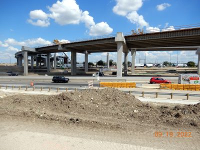 Work at the I-35W/SH 170 interchange