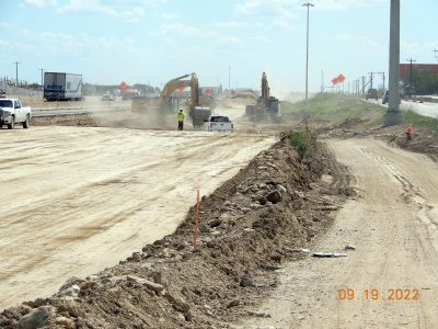 Work on I-35W between Heritage Trace Pkwy. and Golden Triangle Blvd. 