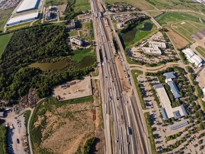 I-35W just north of Westport Pkwy. looking south