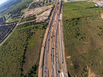 I-35W between SH 170 and Keller Hicks Rd. looking south