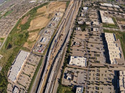 I-35W between N Tarrant Pkwy. and Heritage Trace Pkwy. looking north