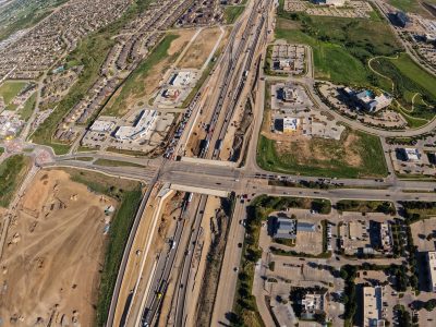 I-35W at Heritage Trace Pkwy. looking north