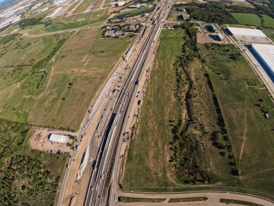 I-35W between SH 170 and Westport Pkwy. looking north