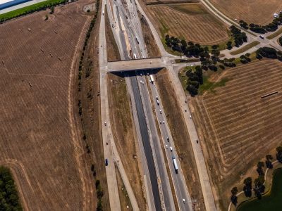 I-35W at Alliance Blvd. looking south