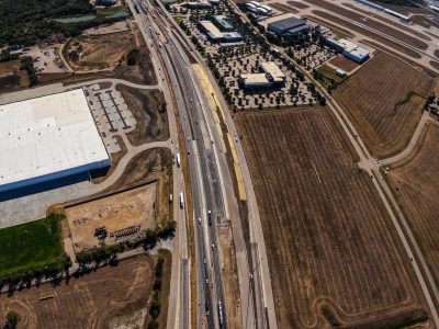I-35W between Westport Pkwy. and Alliance Blvd. looking south