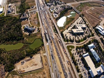 I-35W just north of Westport Pkwy. looking south