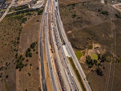 I-35W between SH 170 and Keller Hicks Rd. looking south